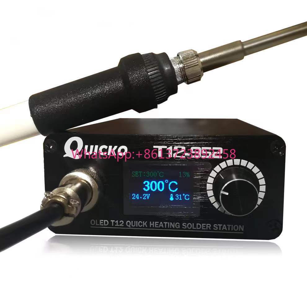 Soldering Station T12 Oled - Snelverwarmend soldeerstation T12-952, elektronische soldeerbout, nieuwe